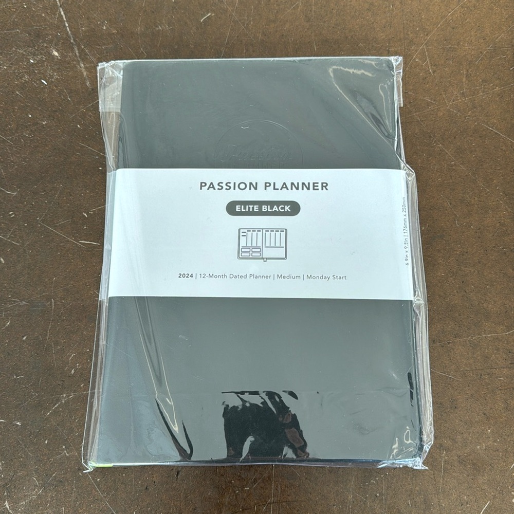 Passion Planner- 2024 12 month dated Planner